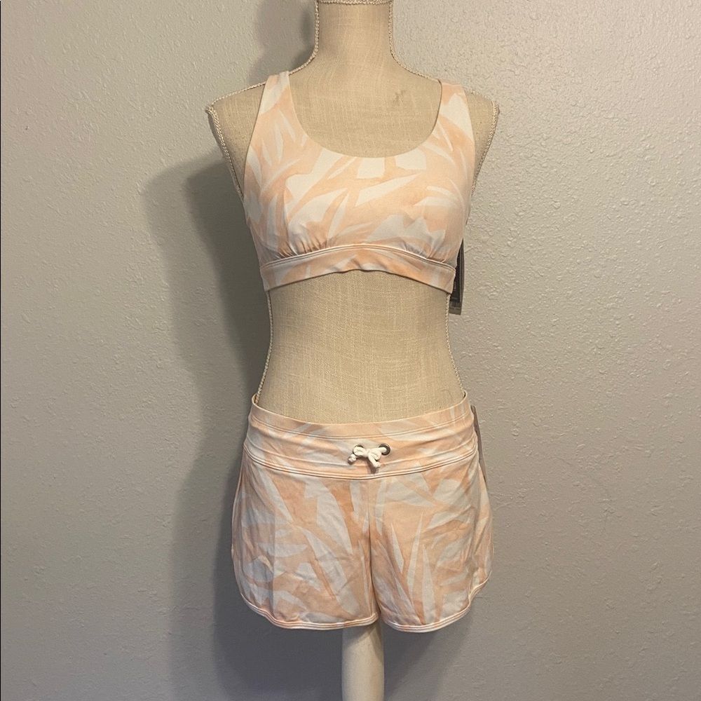 Athleta Pink & White South Beach Bikini 3-Piece Set Size 34B/C & Large NEW - Picture 4 of 16